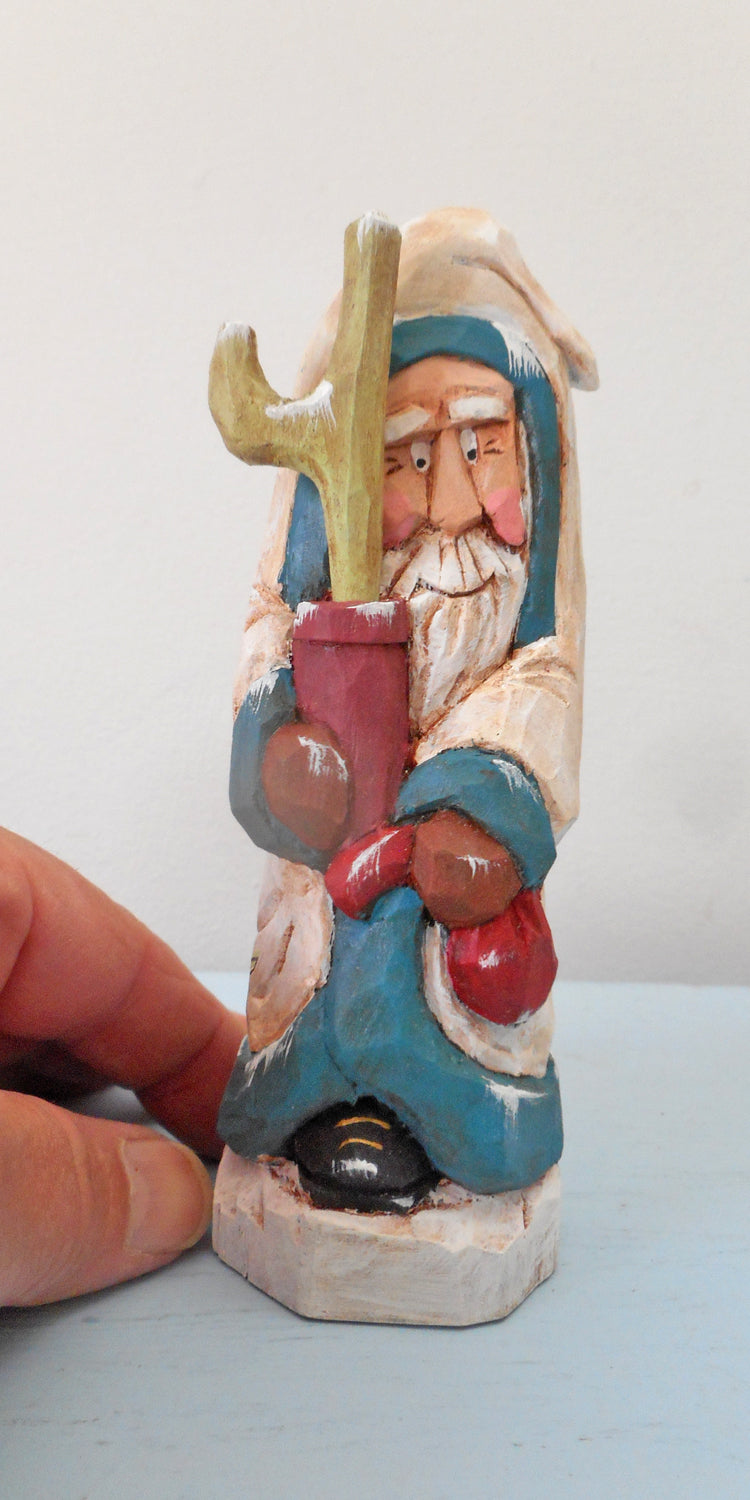 Southwest Santa with cactus