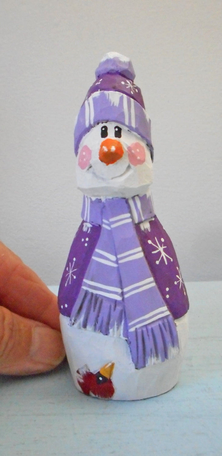 Wooden Snowman decoration