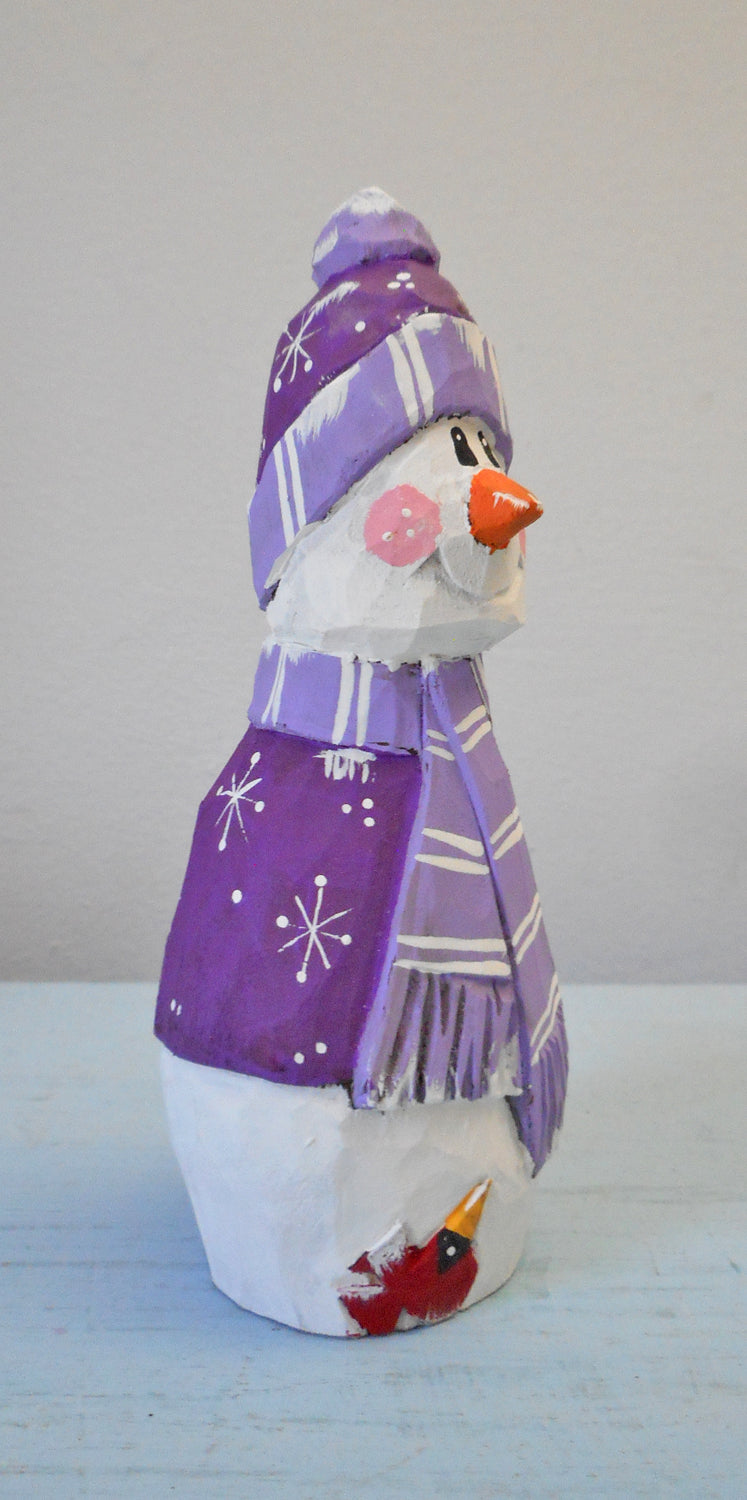 Wooden Snowman decoration