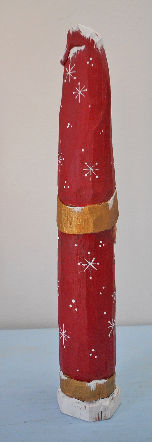 Old World Santa Claus with Quilt