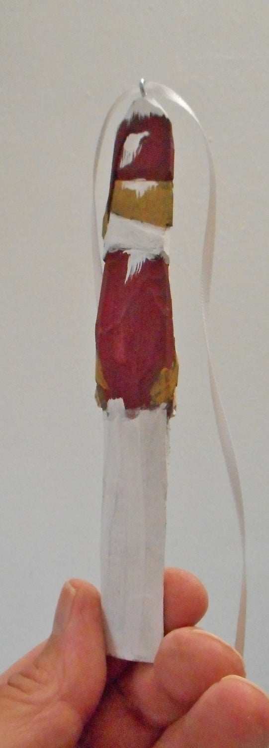 Santa Claus with Quilt Woodcarving