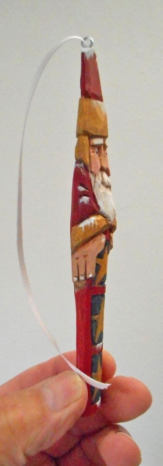 Patriotic Santa Claus ornament