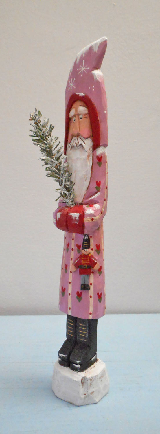 St. Valentine hand carved Belsnickle Santa Claus