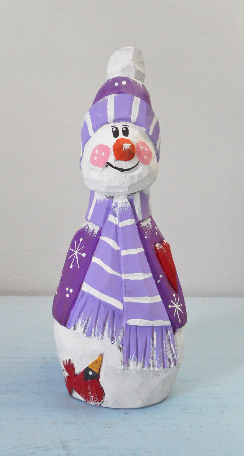 Wooden Snowman decoration