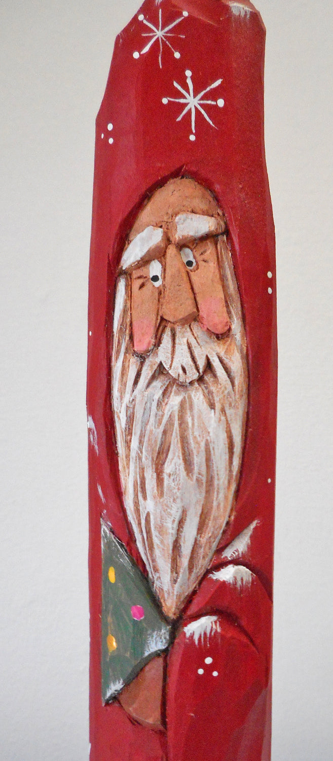 Christmas woodspirt Santa