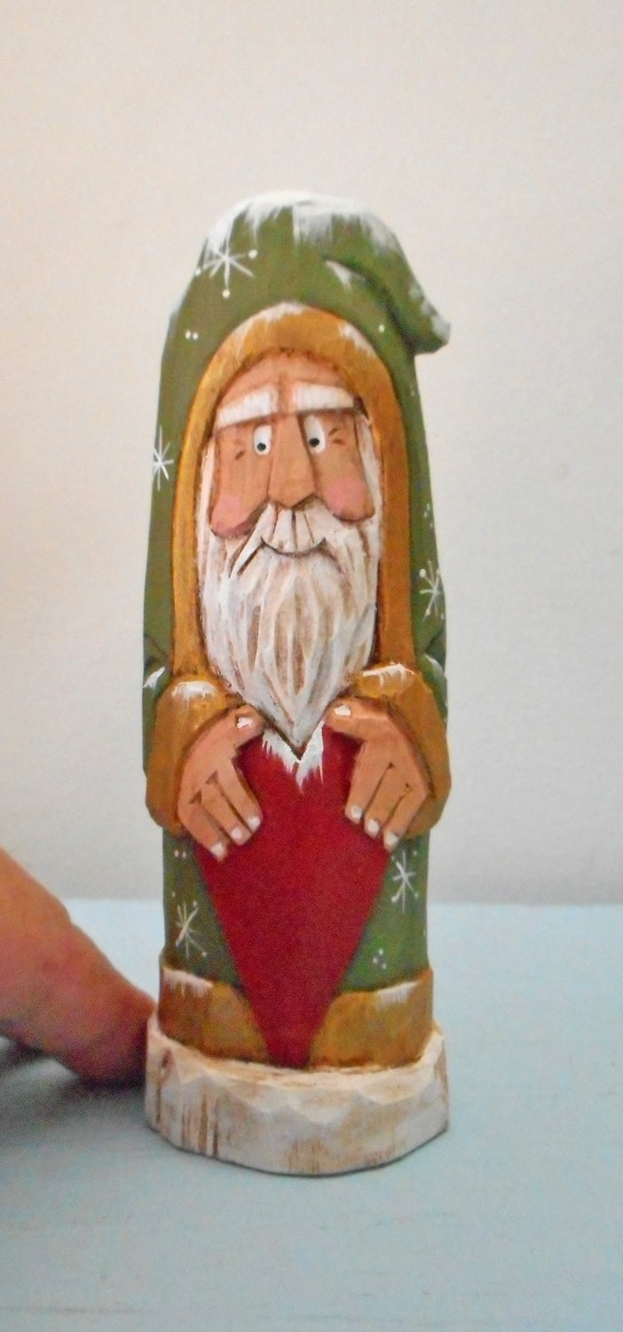 Old World Santa Claus with Heart