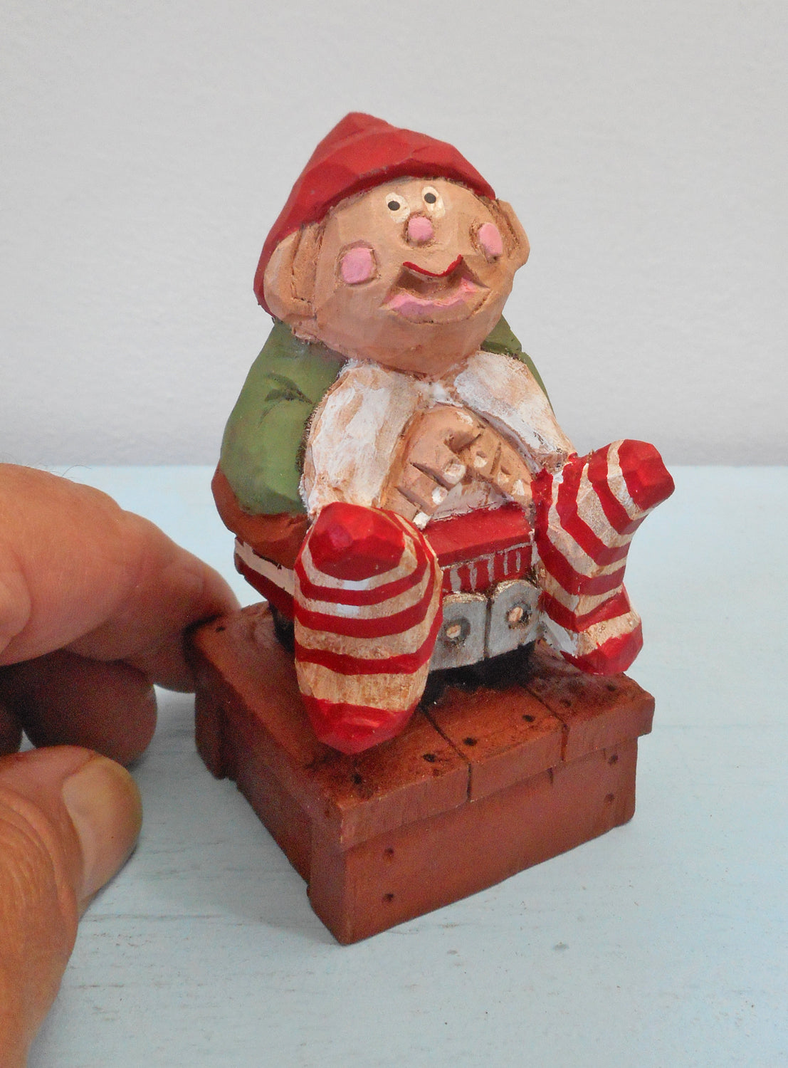 Christmas Elf on Fire Truck