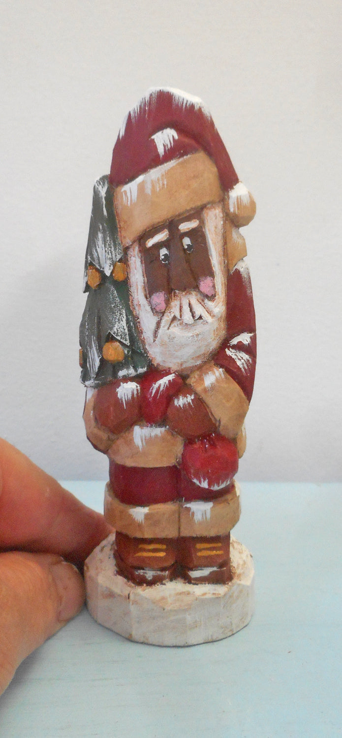 Black Santa Claus with Sack