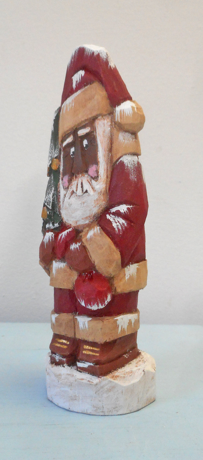 Black Santa Claus with Sack