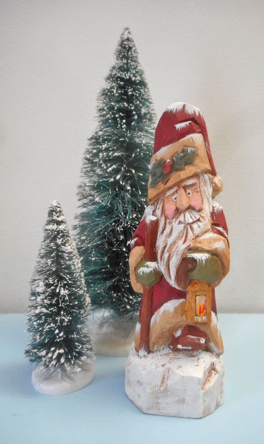 Traditional Santa Claus with Lantern