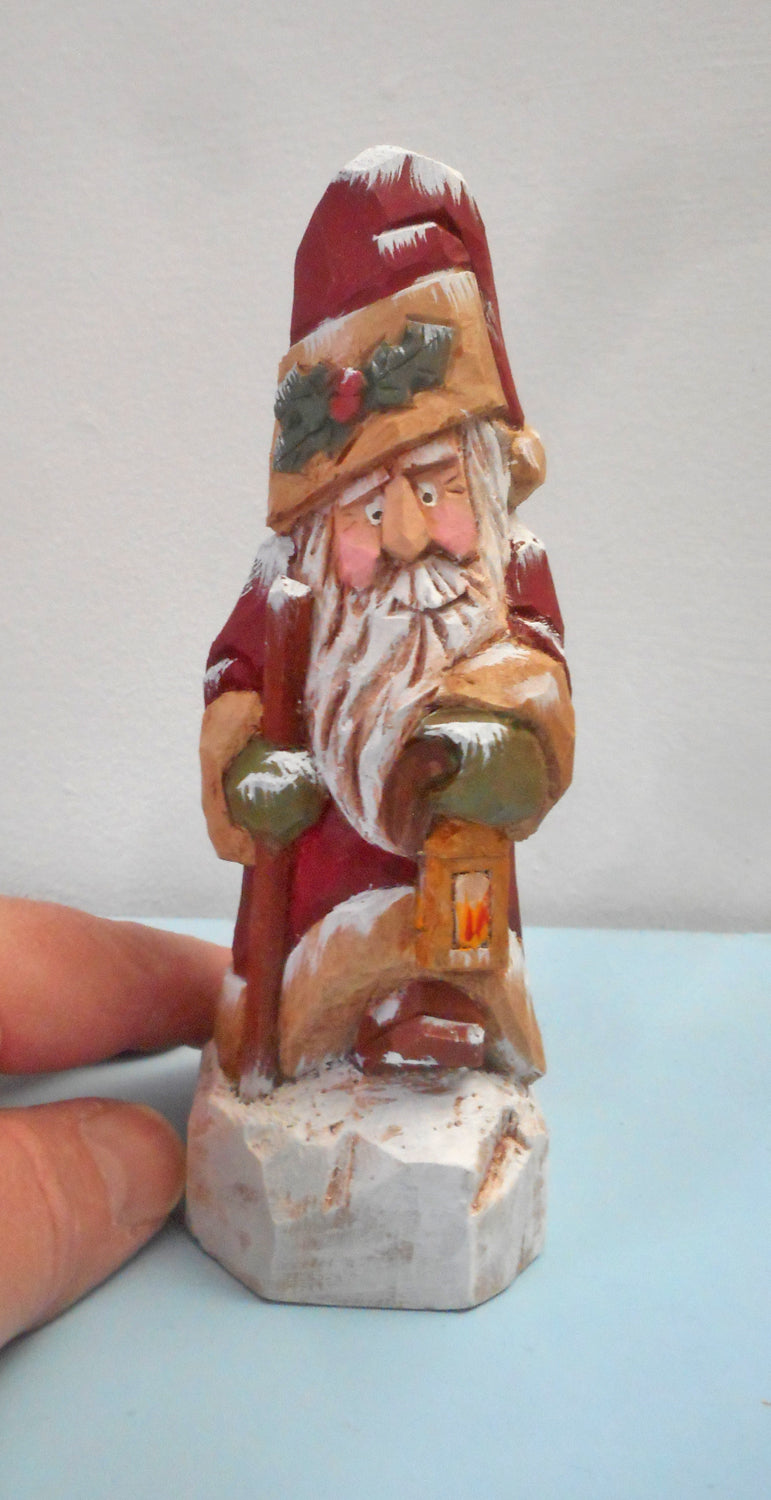 Traditional Santa Claus with Lantern