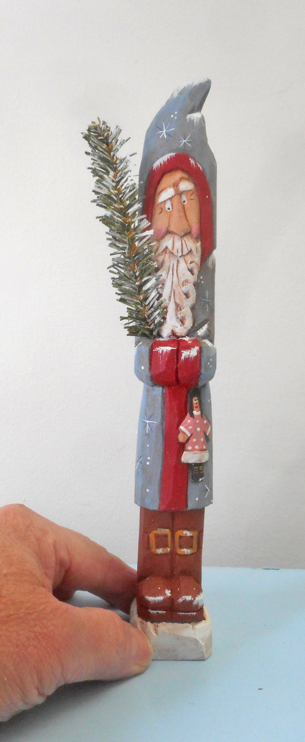 Hand carved Belsnickle Santa Claus