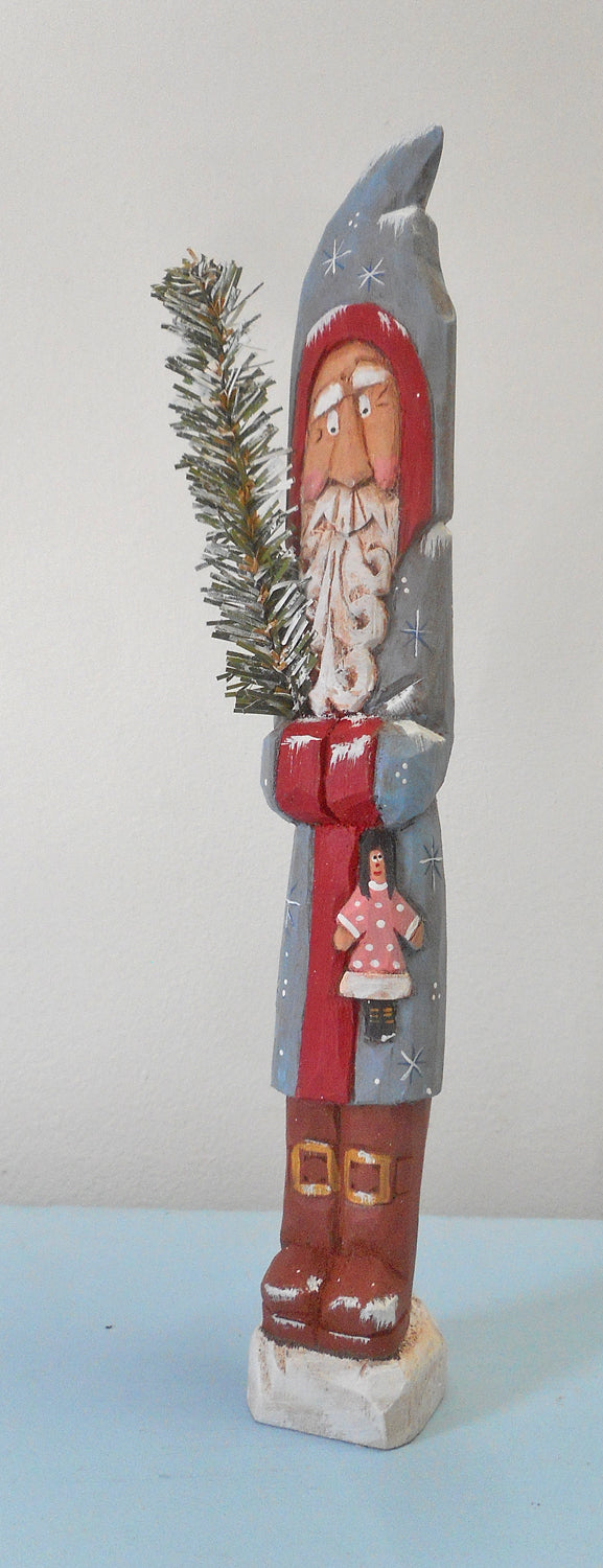 Hand carved Belsnickle Santa Claus
