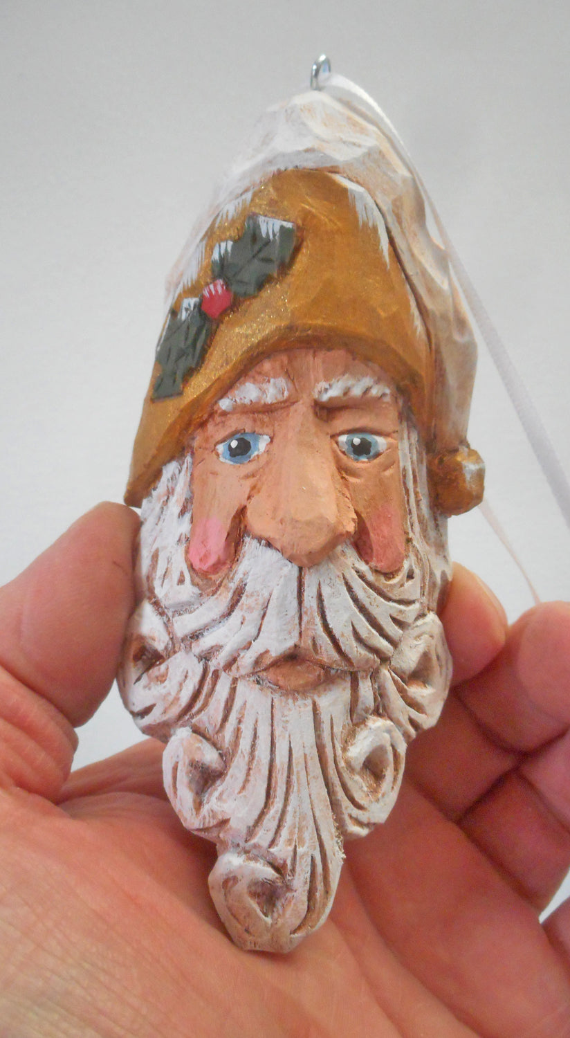 Santa Claus Bust Christmas Ornament