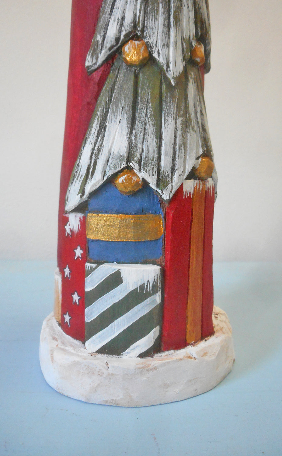 Old World wood Santa Claus