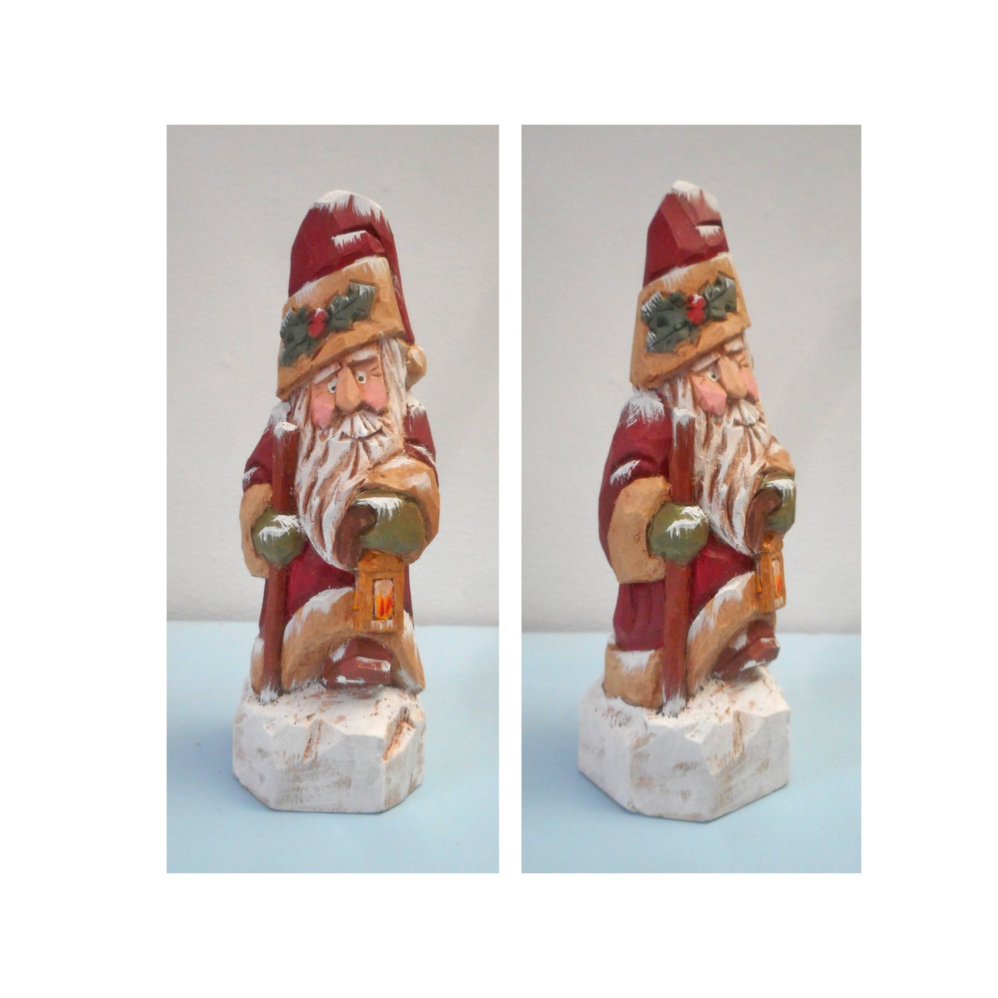 Traditional Santa Claus with Lantern