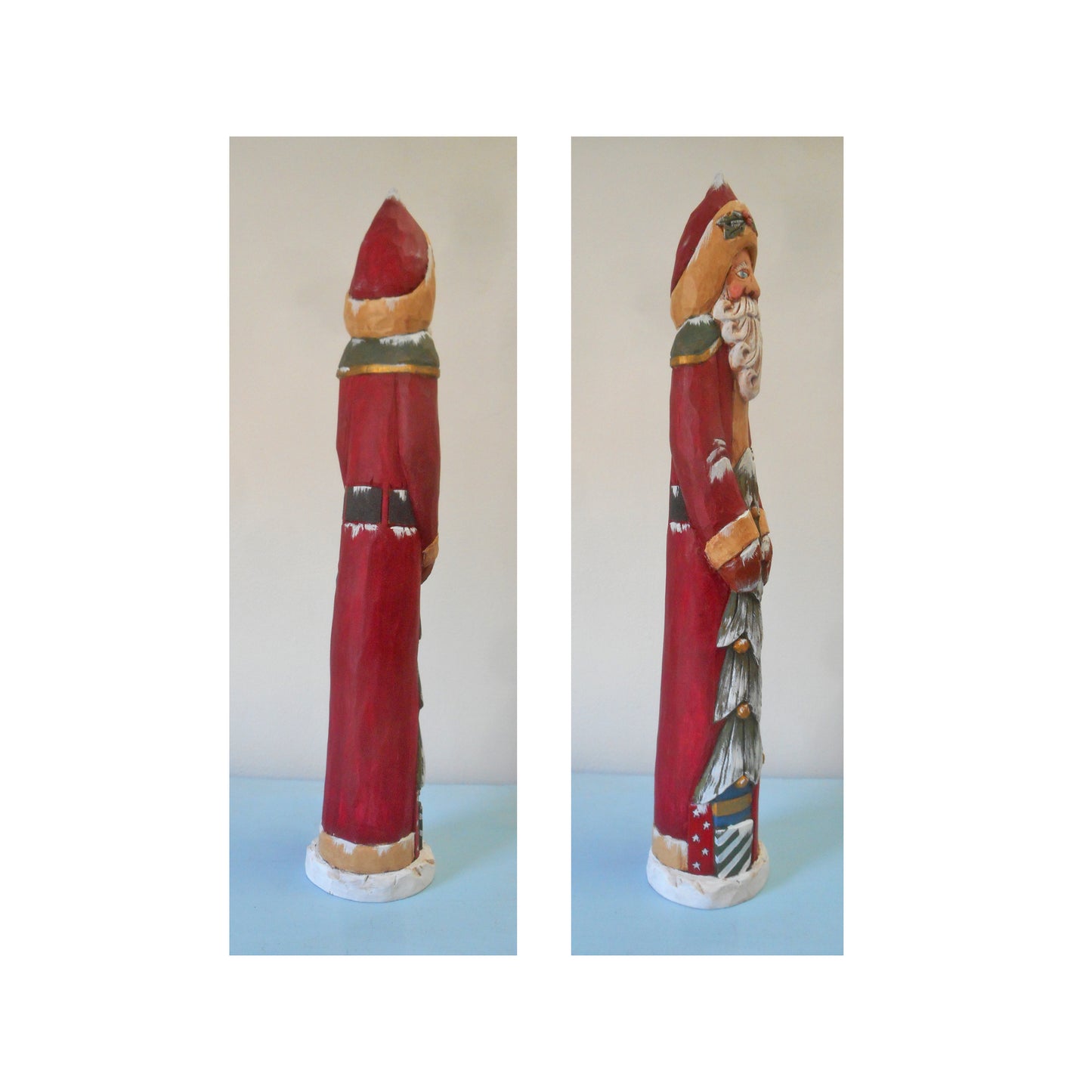 Old World wood Santa Claus
