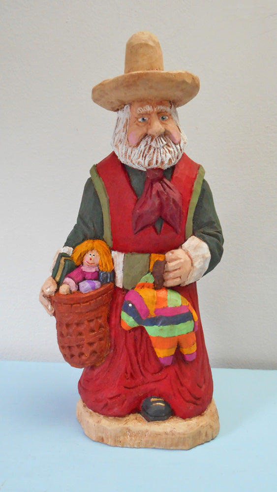 Mexican Santa Claus Sculpture