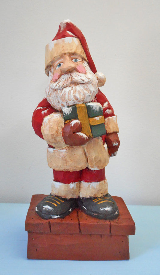 Santa Woodcarving - St Nick