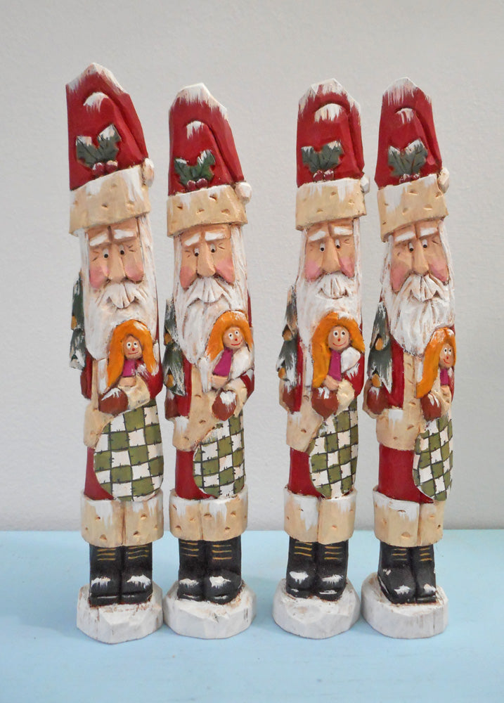 Old World Santas with Stocking
