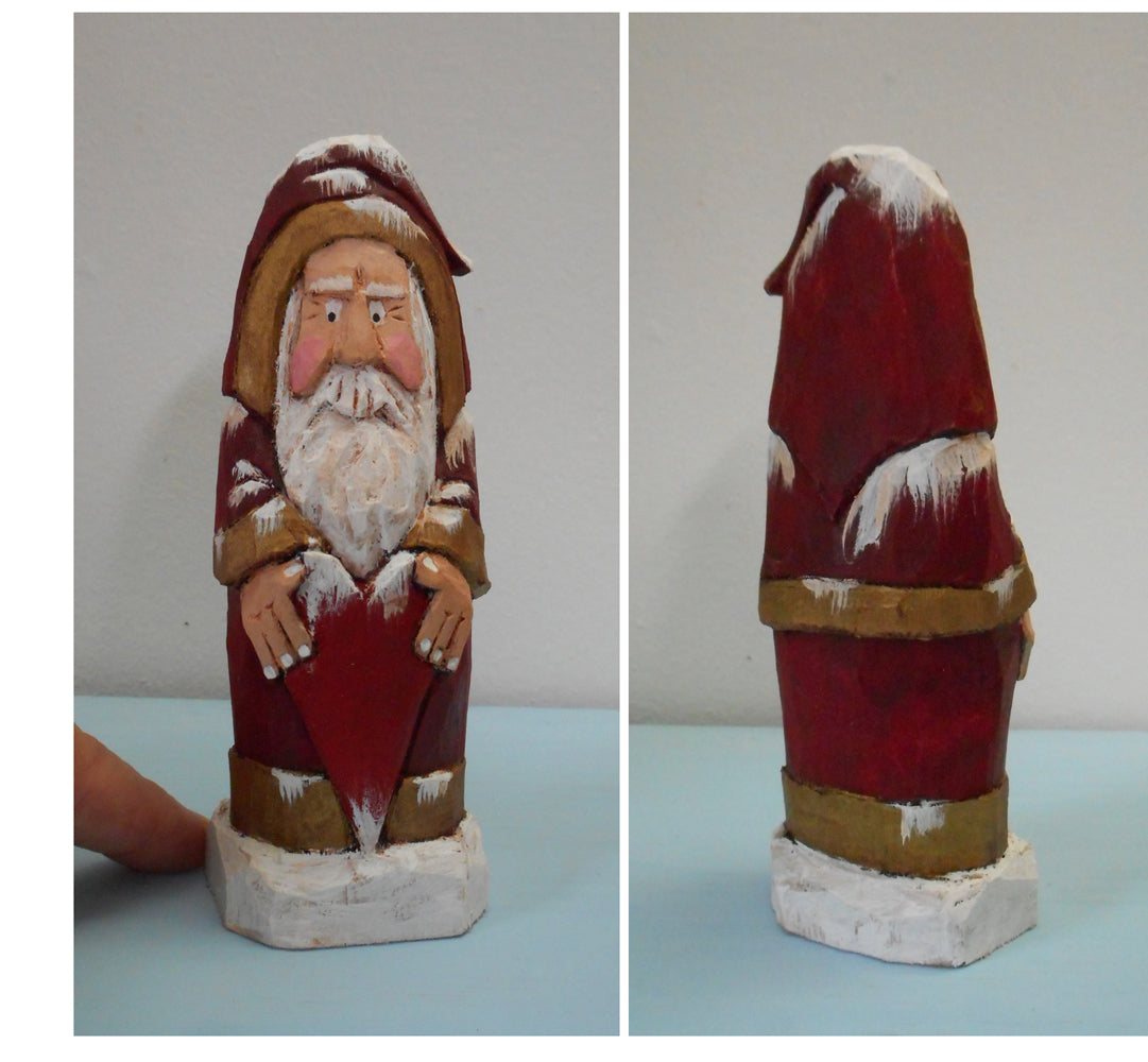 Old World Santa Claus with Heart