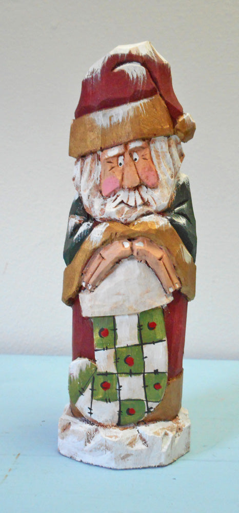 Santa Claus Wood Carving