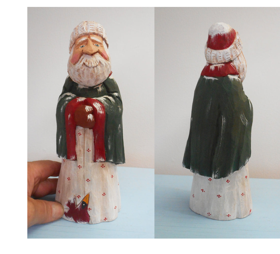 Father Christmas Santa Claus Woodcarving