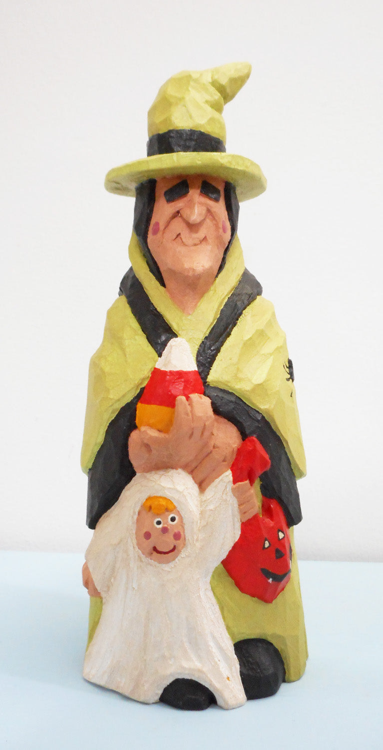 Halloween Witch with child
