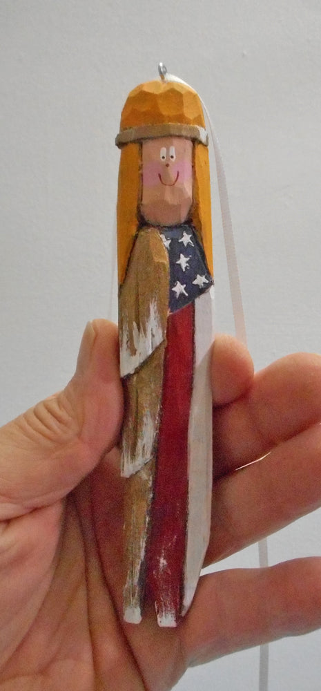 Patriotic Angel Ornament