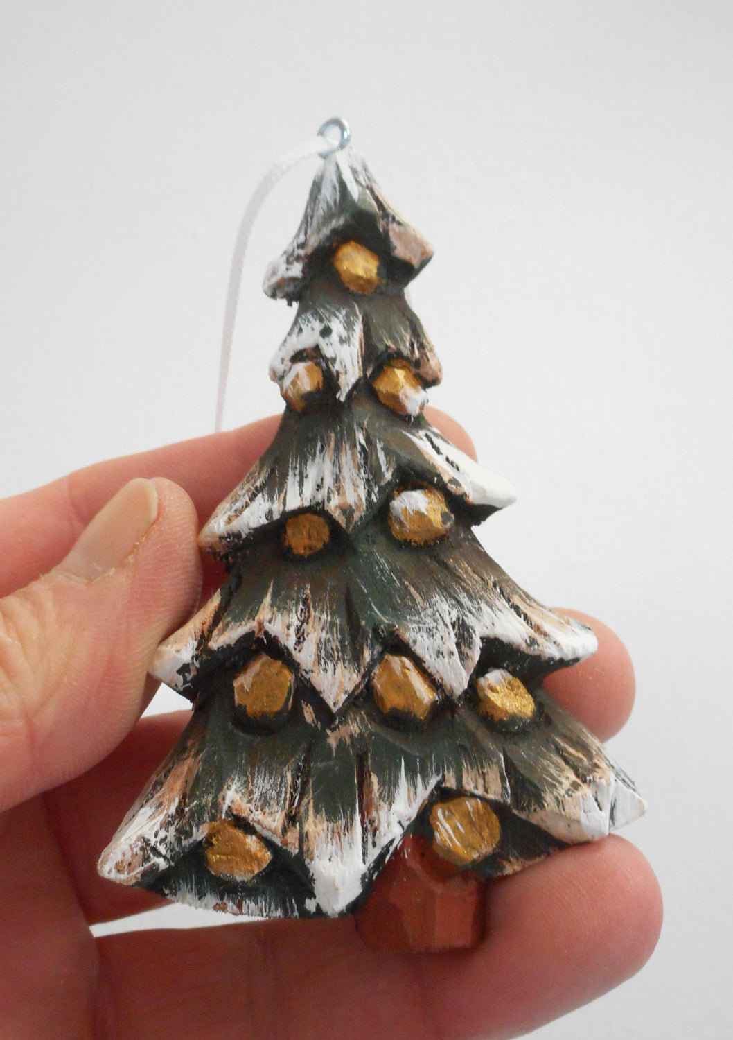 Wooden Christmas Tree Ornament