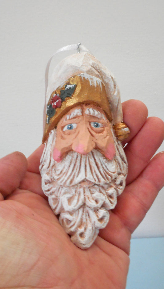 Santa Claus Bust Christmas Ornament