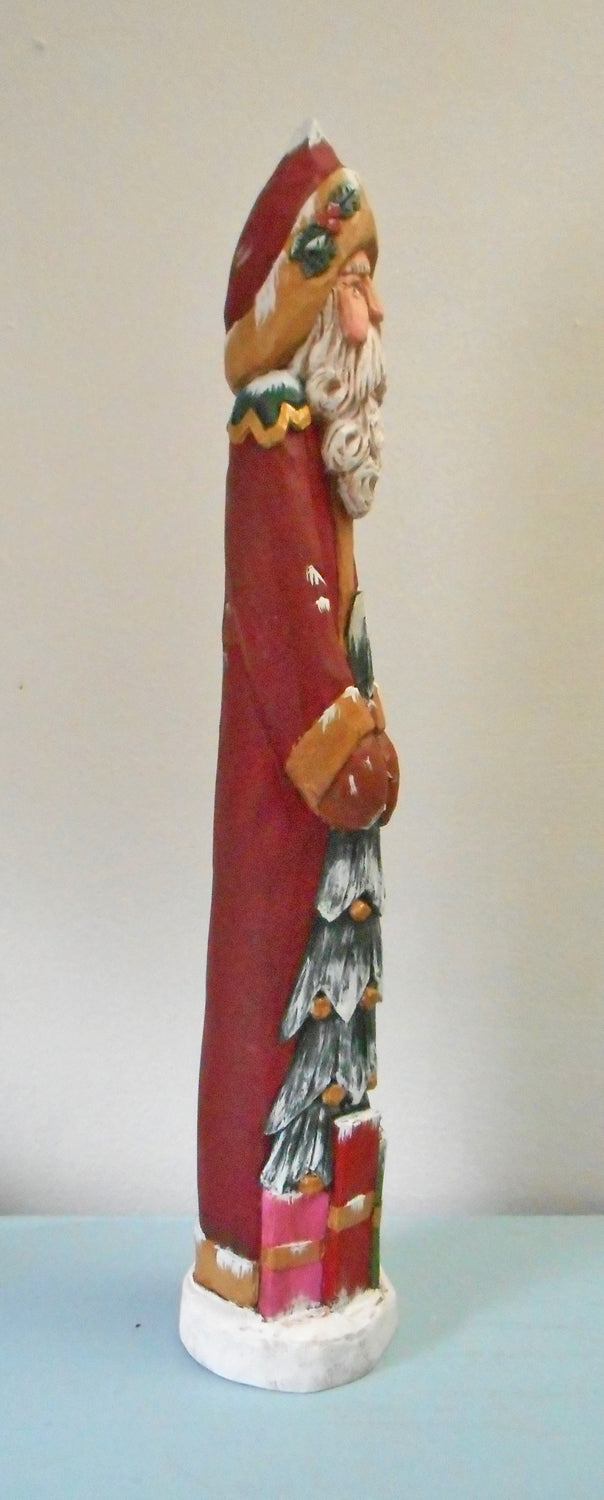Old World wood Santa Claus