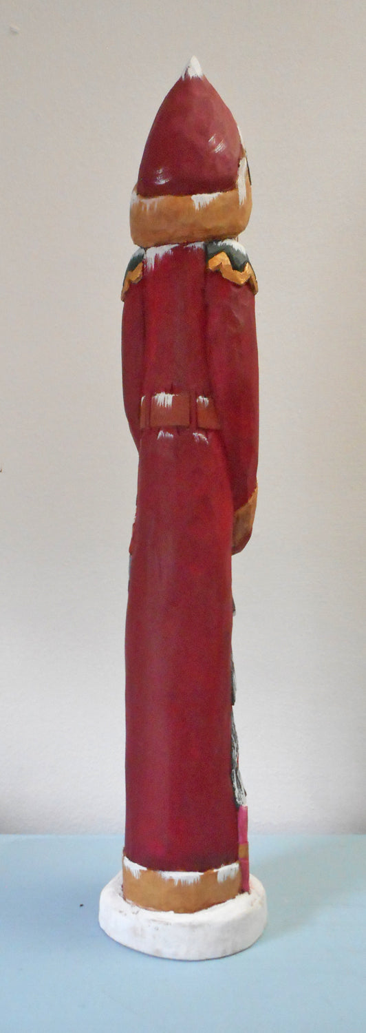 Old World wood Santa Claus