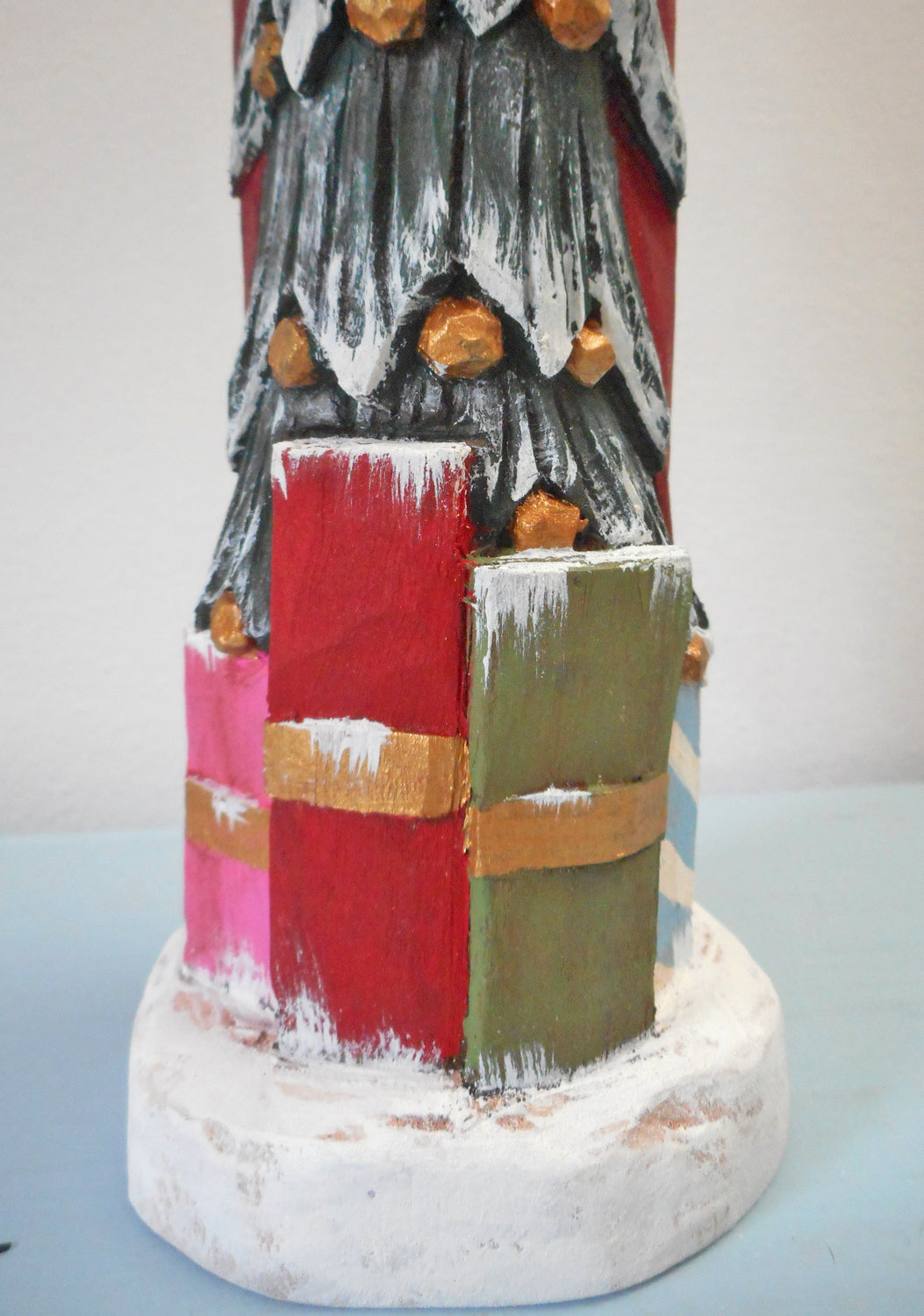 Old World wood Santa Claus