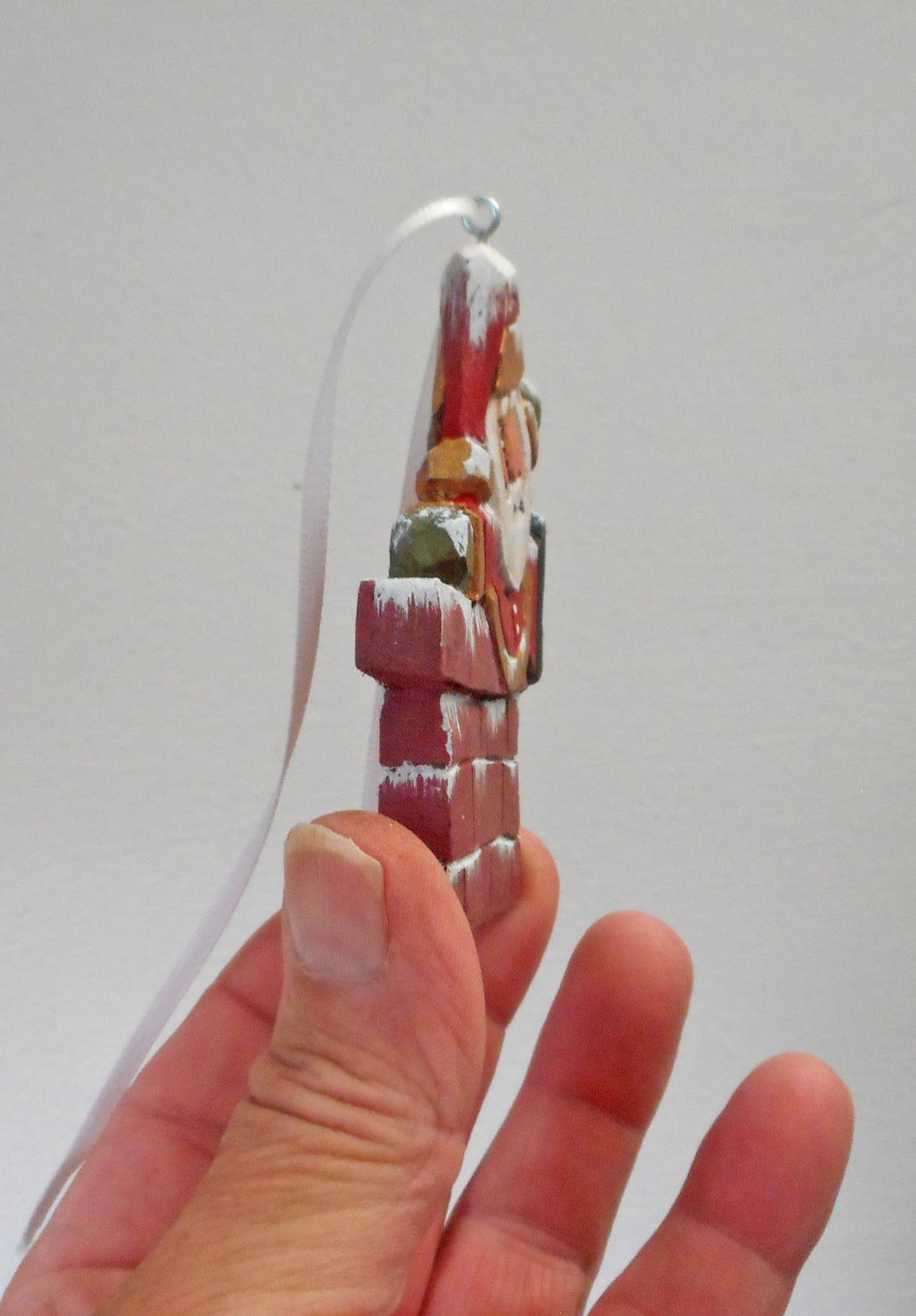 Santa Claus Chimney Christmas Ornament