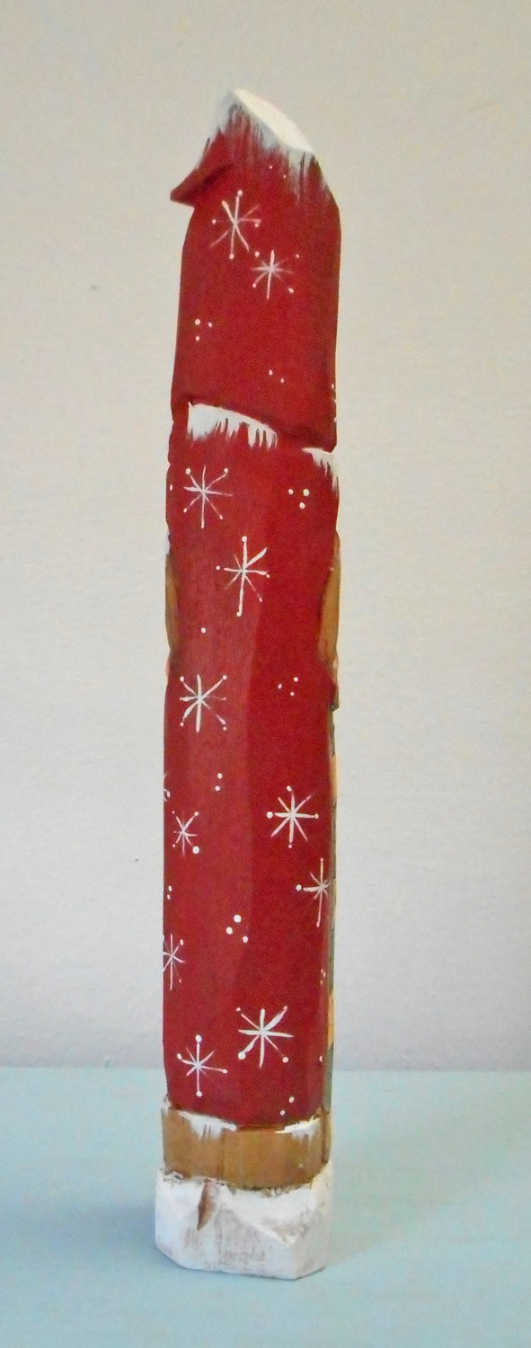 Old World Santa Claus with Quilt
