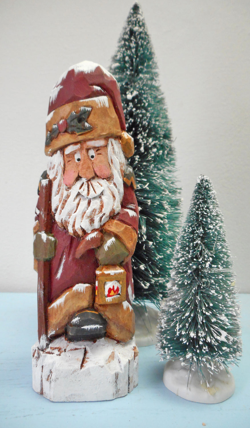 Traditional Santa Claus with Lantern