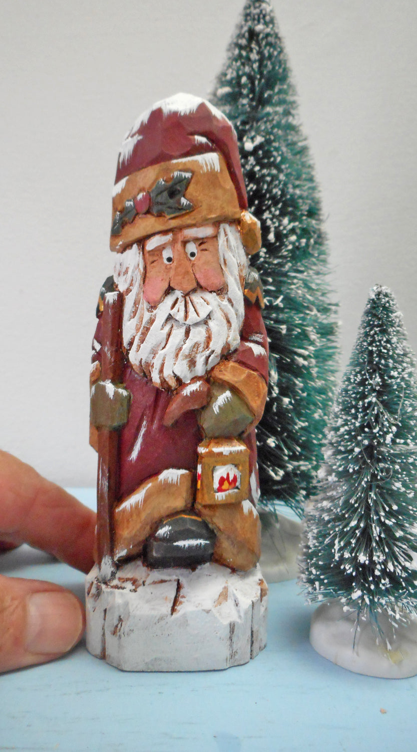 Traditional Santa Claus with Lantern