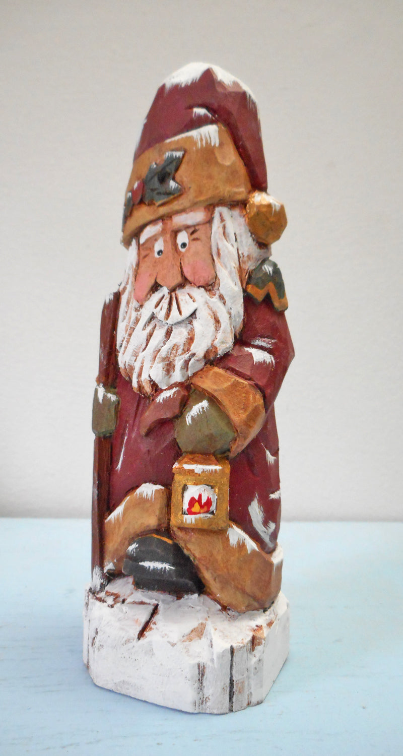 Traditional Santa Claus with Lantern