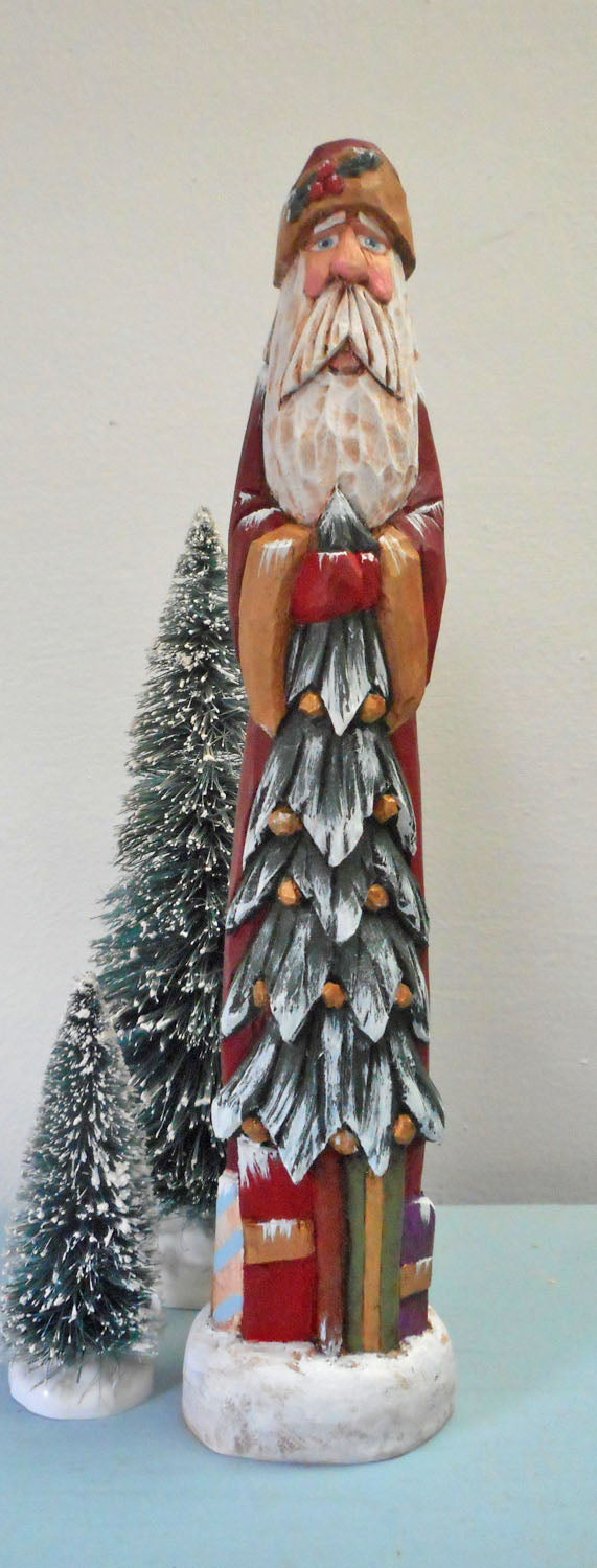 Father Christmas Santa Claus Woodcarving