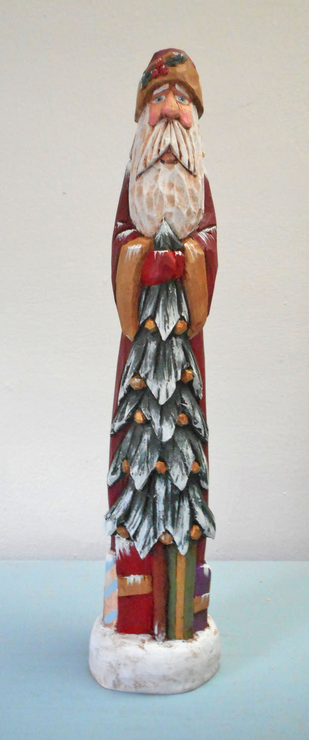 Father Christmas Santa Claus Woodcarving