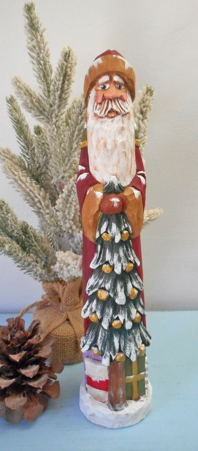 Father Christmas Santa Claus Woodcarving