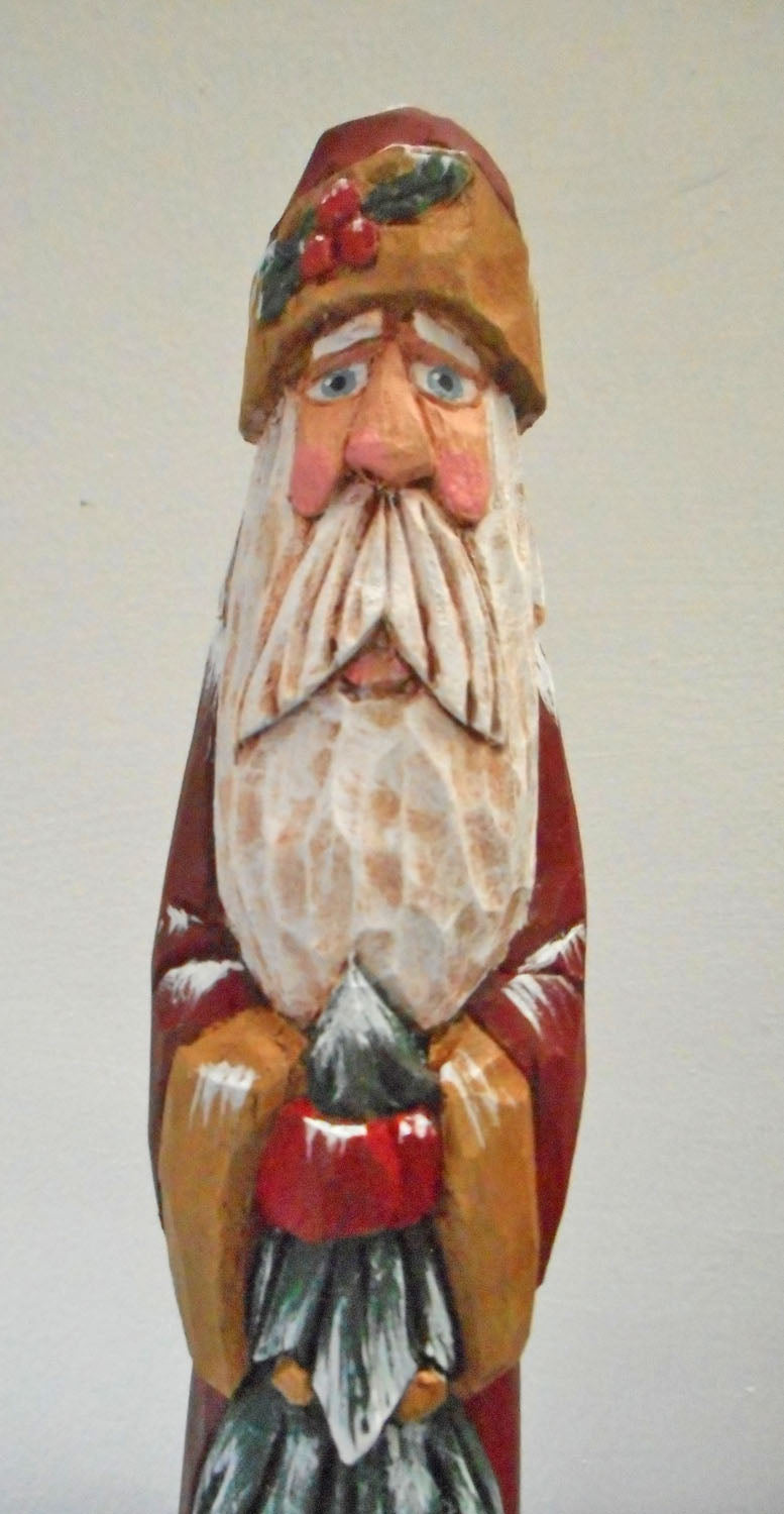 Father Christmas Santa Claus Woodcarving