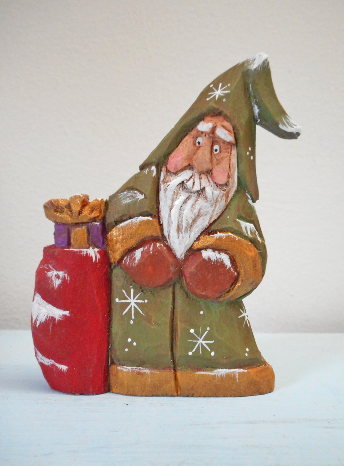 Flat Plane Santa with Sack