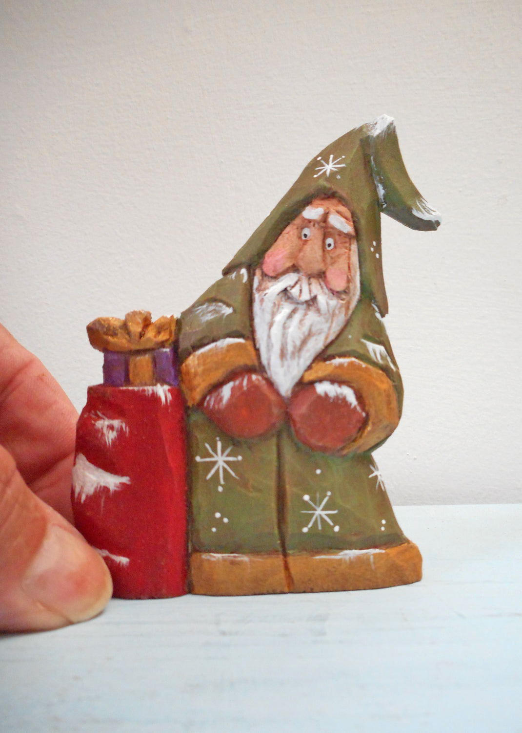 Flat Plane Santa with Sack
