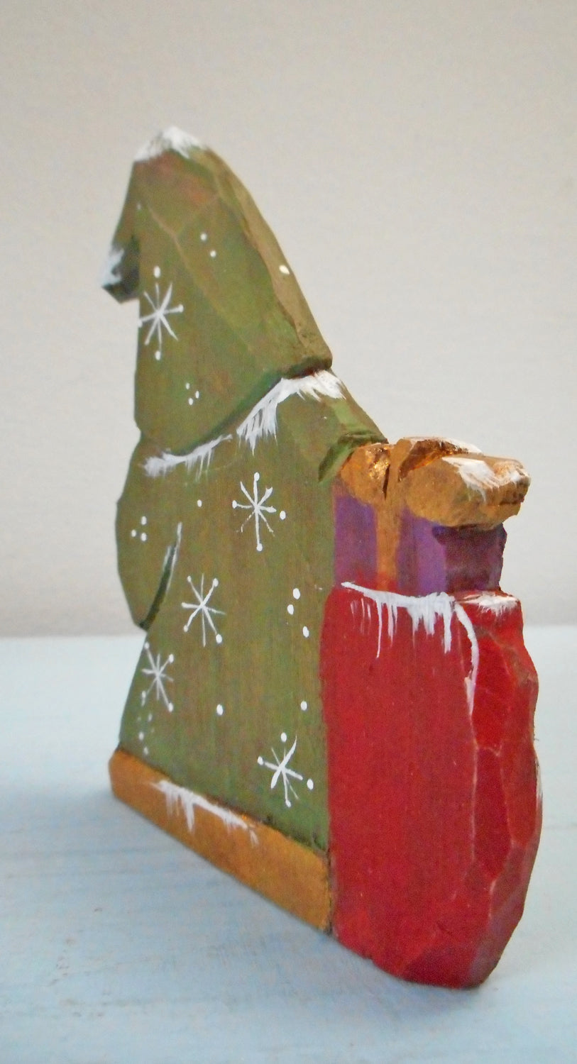Flat Plane Santa with Sack