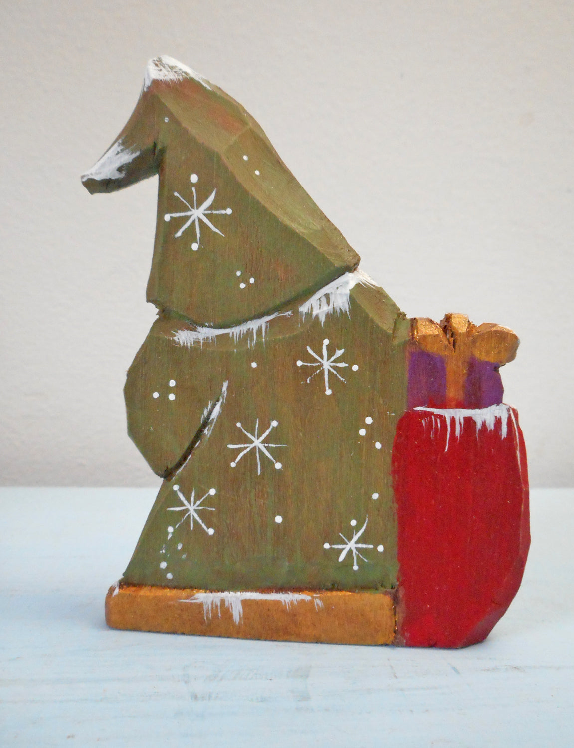Flat Plane Santa with Sack