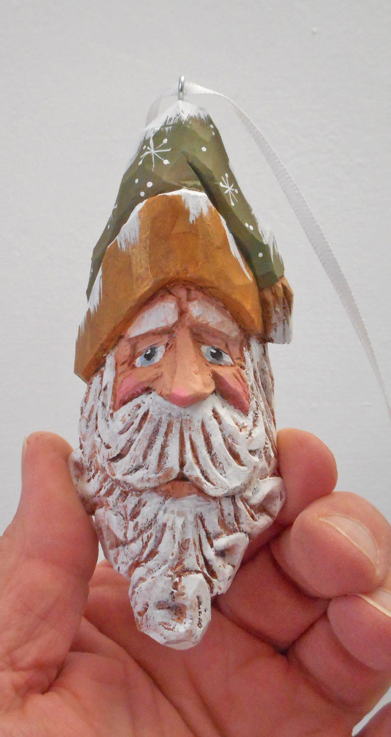 Santa Bust Christmas Ornament