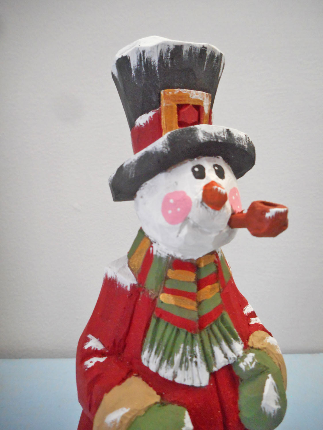 Wooden Snowman Decoration