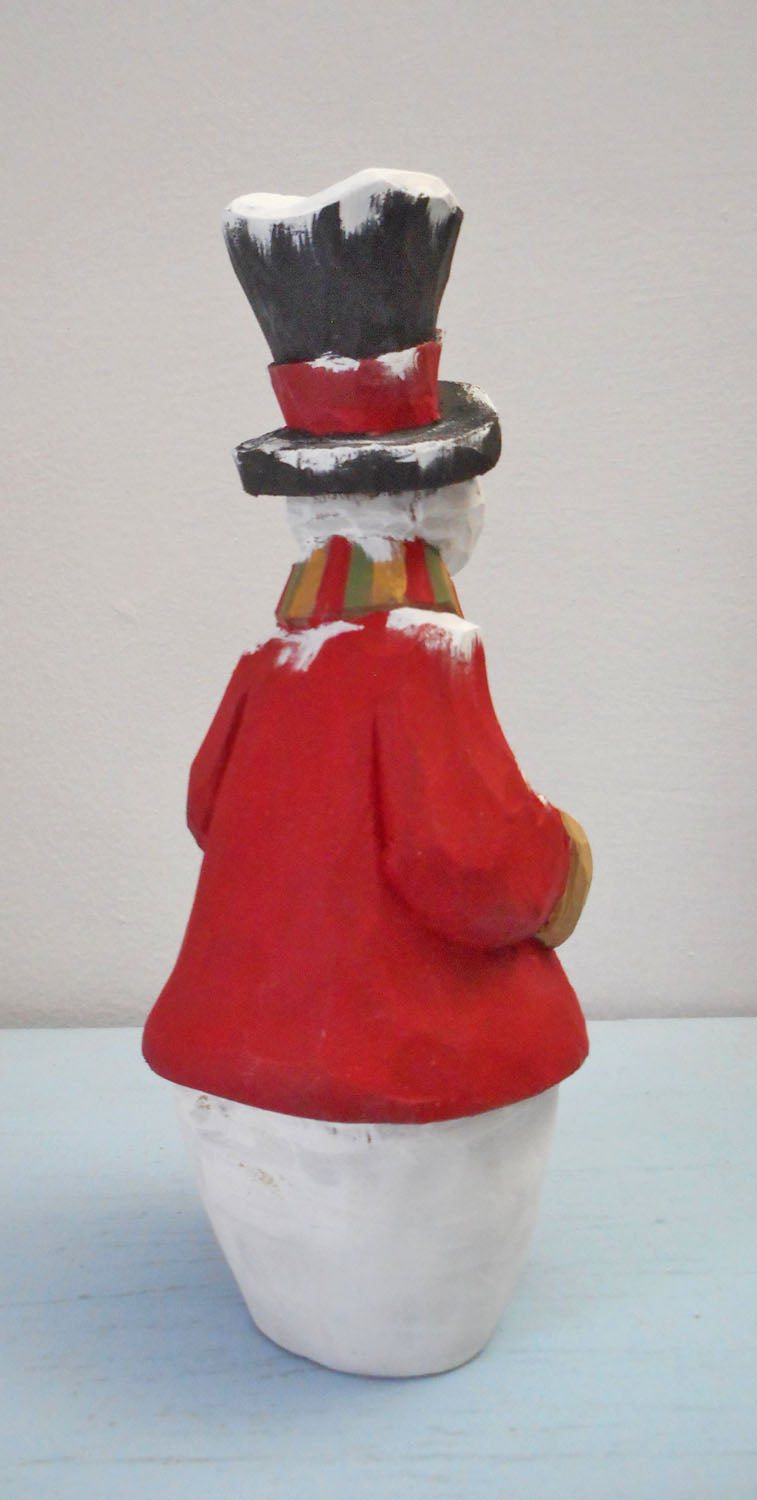 Wooden Snowman Decoration